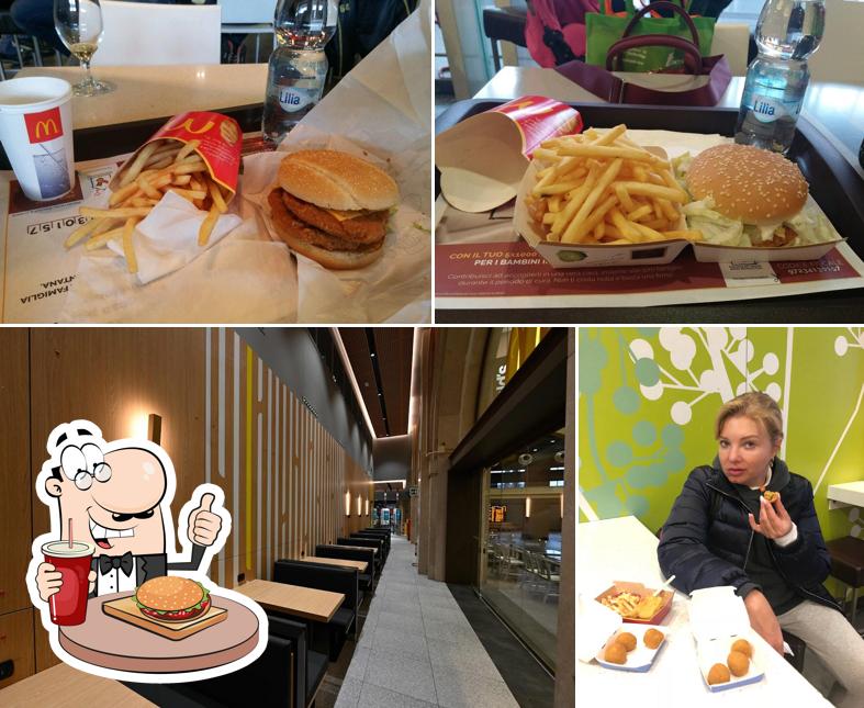 Hamburger al McDonald's Torino Porta Nuova Stazione