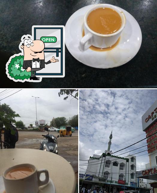 The photo of Ghousiya Cafe’s exterior and food