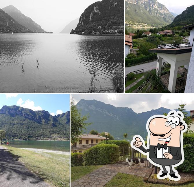 Gli esterni costituiscono una caratteristica importante di Hotel, Bar, Gelateria Alpino