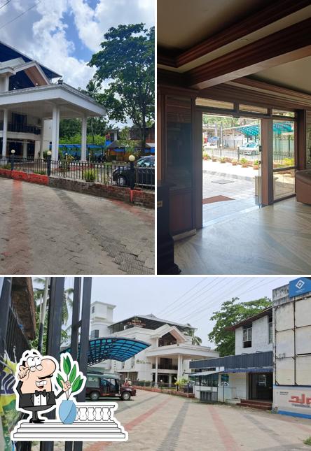 The exterior of Hotel Prasanthi