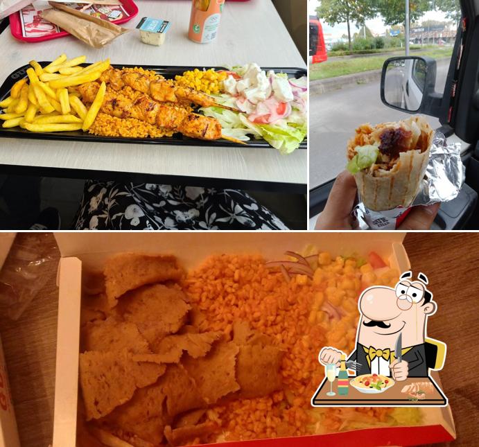 Voici la photo affichant la nourriture et boisson sur GUR Kebab Villeneuve d'Ascq