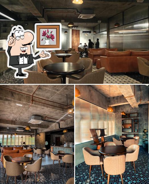 The interior of Steam N Mugs Tirur