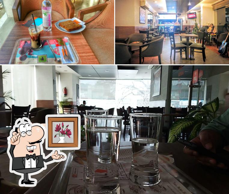 The interior of Barista Patiala ️