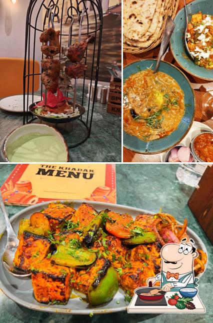 Chicken curry at Khadak Singh Da Dhaba
