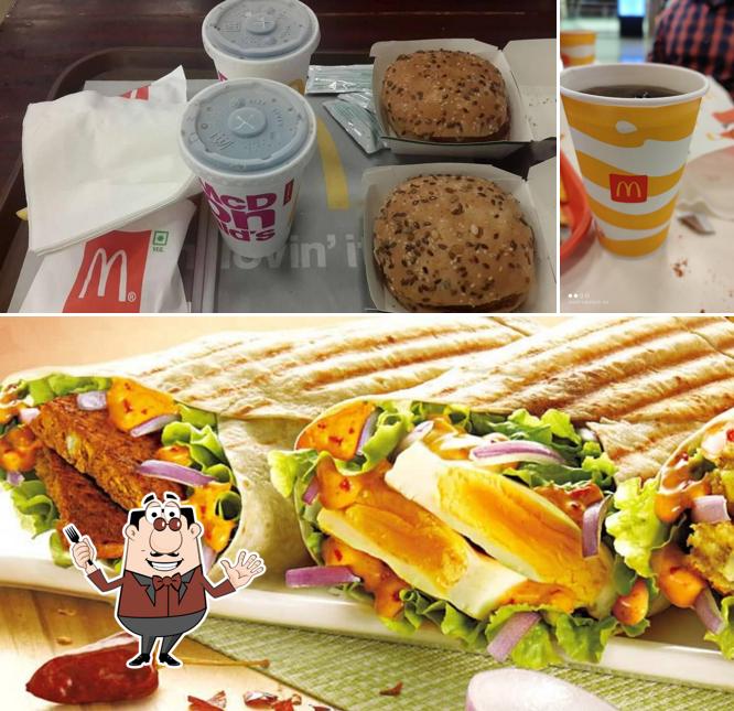 McDonald's is distinguished by food and beverage