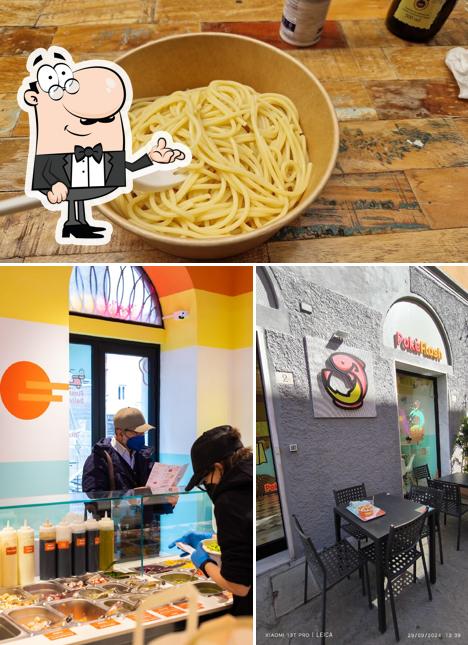 The interior of Pokè Flash Grosseto