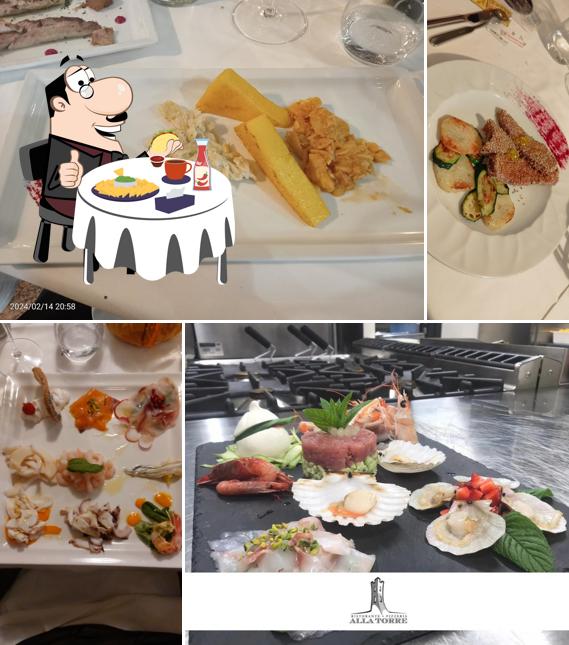 Piatto di formaggi al Ristorante Alla Torre