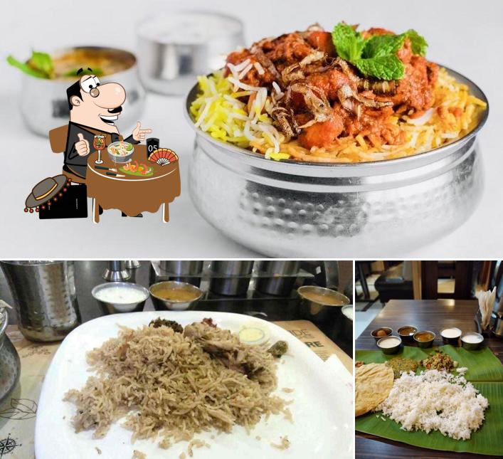 The photo of Nandhana Palace - Andhra Style Restaurant - Koramangala’s food and dining table