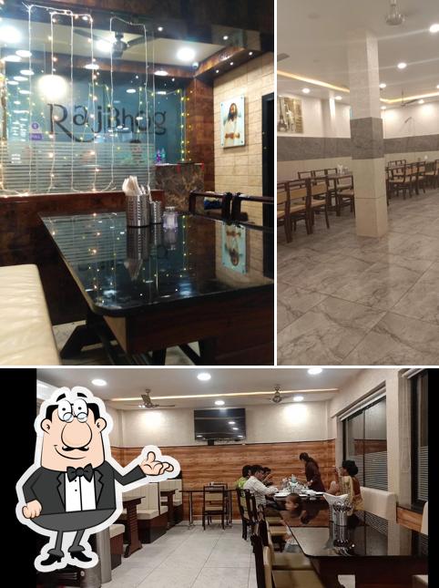 The interior of Rajbhog Pure Veg Restaurant