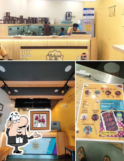 Check out how The Belgian Waffle Co. looks inside