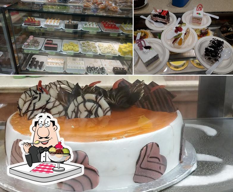 Swiss Castle Bakery, West Marredpally offers a selection of sweet dishes