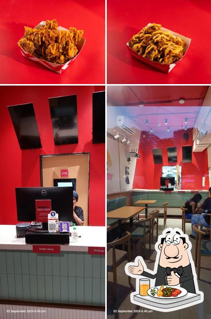 Food at KHA - Burgers, Fries, Fried Chicken