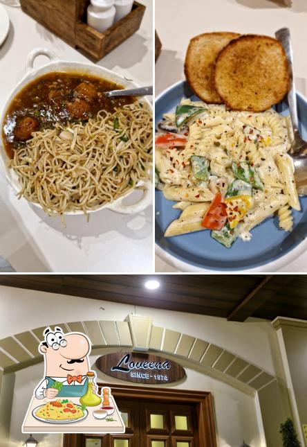 This is the image showing food and beverage at Loveena Delight Restaurant