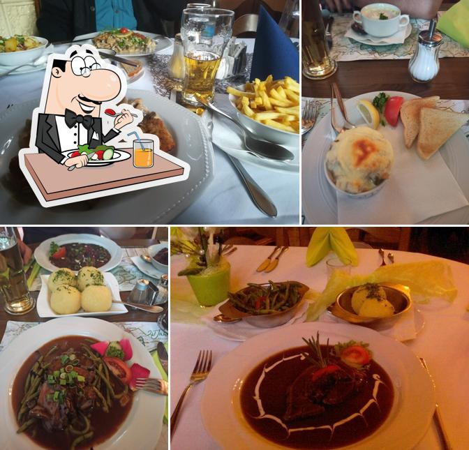 Gerichte im Restaurant Graues Schloß