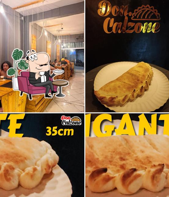 O interior do Don. Calzone