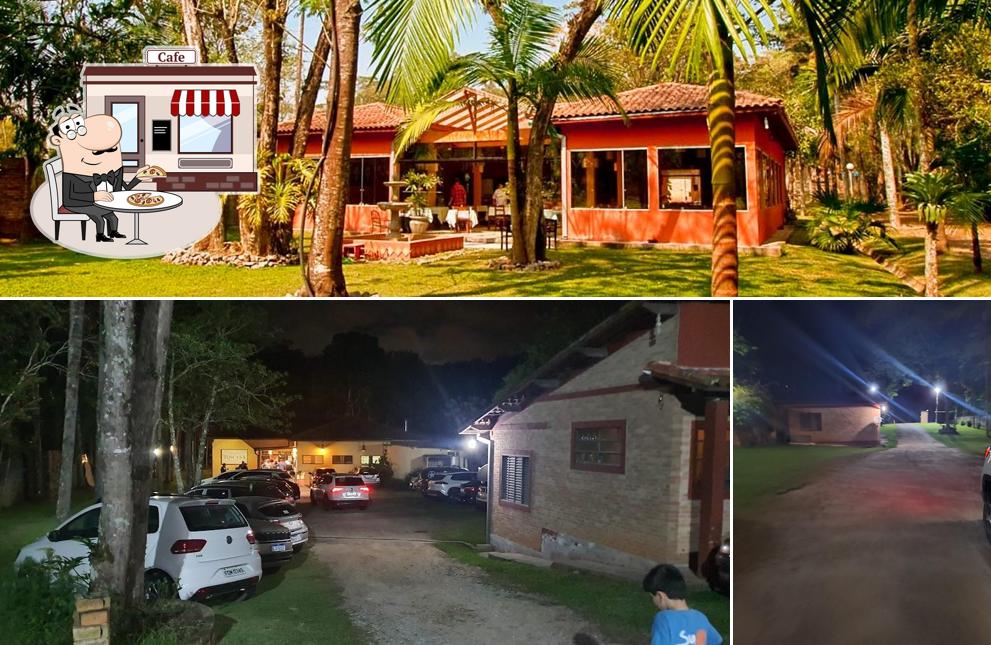 Você pode espairecer no exterior Forneria Toscana Pizzaria
