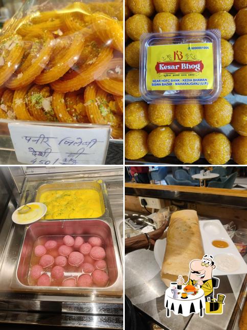 Food at Kesar Bhog