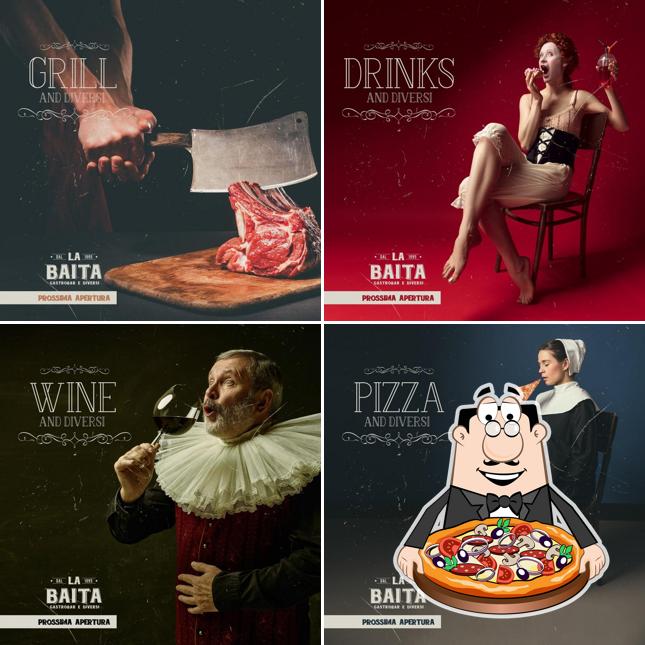Ordina tra le molte varianti di pizza
