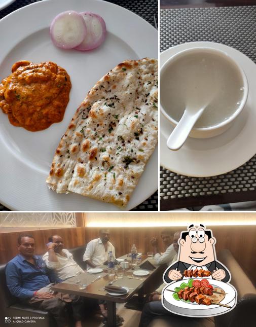 Take a look at the picture displaying food and beverage at MOTI MAHAL DELUX VENTURE OF MAURYA GROUP