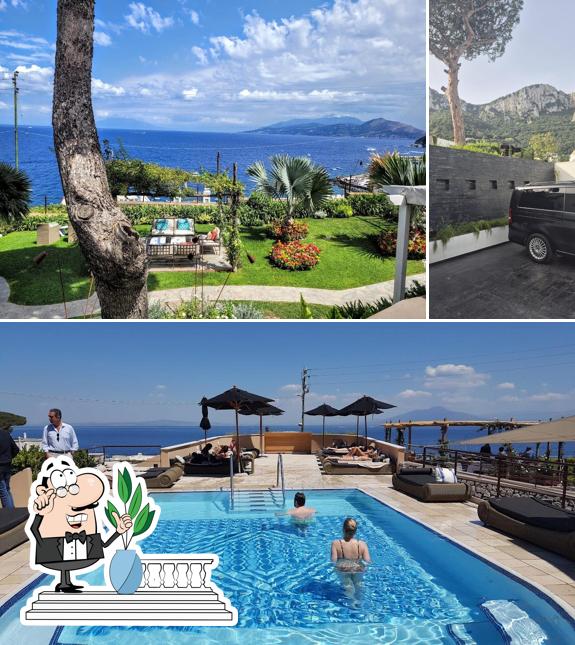 Gli esterni di Villa Marina Capri Hotel & SPA