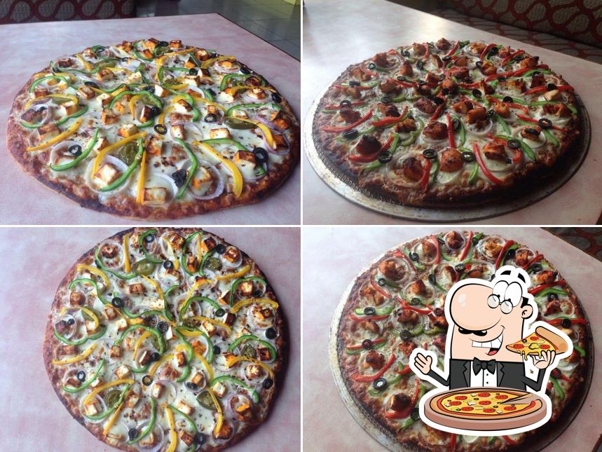 Try out pizza at Hotel Leela Classic