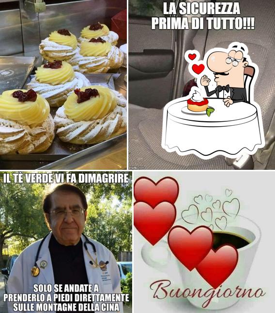 New Bar Stadio serve un'ampia selezione di dolci