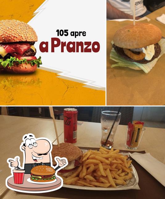 Concediti un bell'hamburger a Civico 105