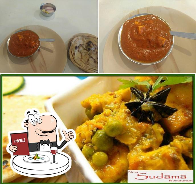 Food at New Sudama Restaurant