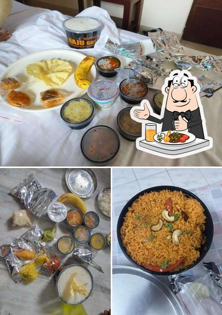 The image of Vijayawada's Raju Gari Ruchulu’s food and interior