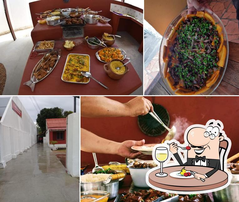 Comida em Restaurante café