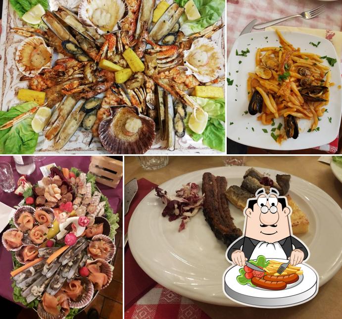 Platti al Trattoria Del Borgo