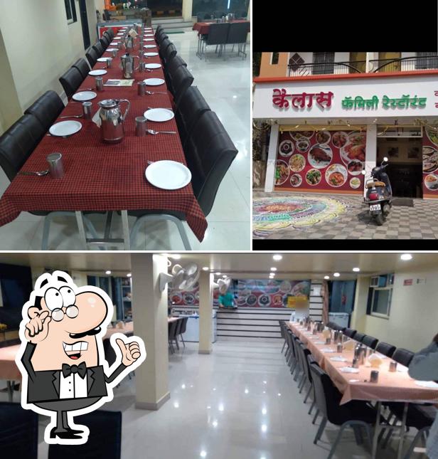 Check out the image showing interior and exterior at Hotel Kailas - Family Restaurant And Lodging