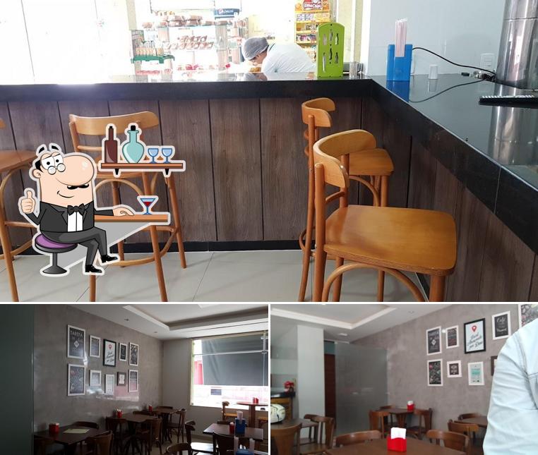 O interior do Panificadora São Luiz
