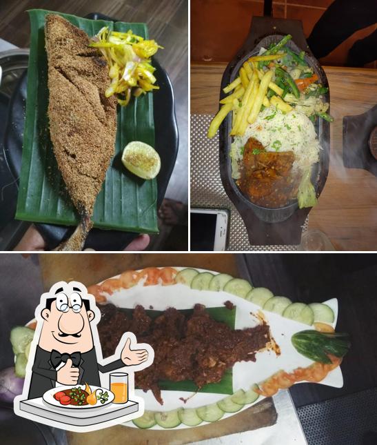 Food at Bar Code Liquor & Kitchen