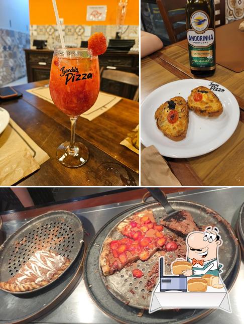 Pão-com-alho em BENDITA PIZZA