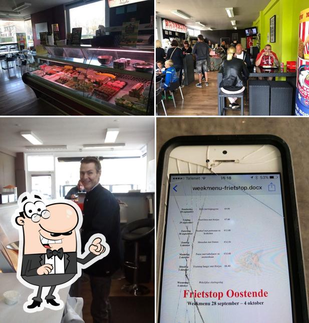 L'extérieur de Frietstop bij willy