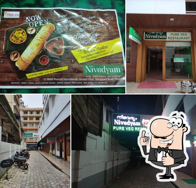 Look at this picture of Nivedyam pure veg restaurant