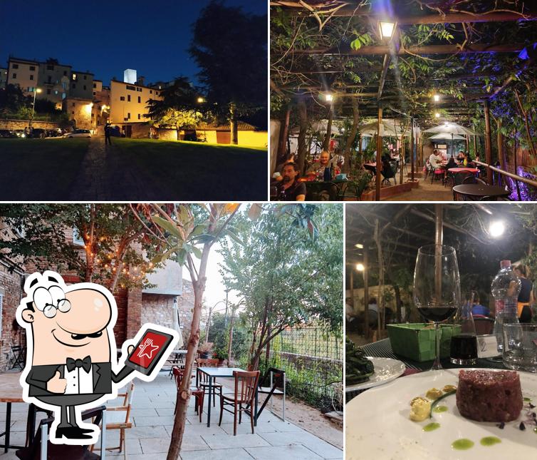 Gli esterni di Trattoria del Borgo Elce