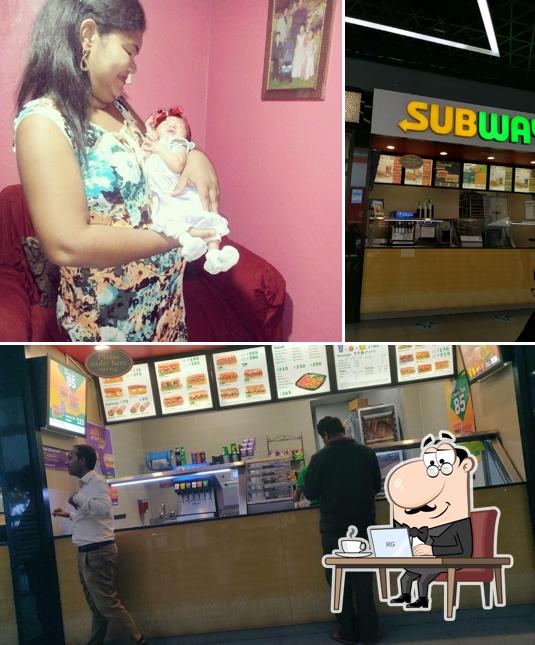 The interior of Subway Nexus Centre City Mall