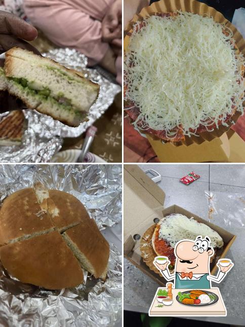 Food at Modi Sandwich & Pizza