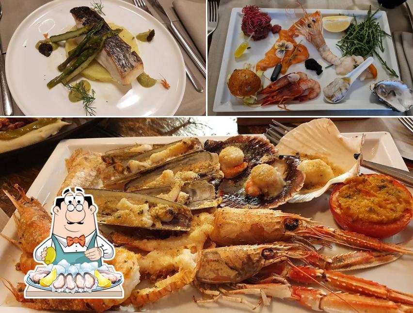 Gli ospiti di Le Due Comari possono ordinare vari piatti di mare