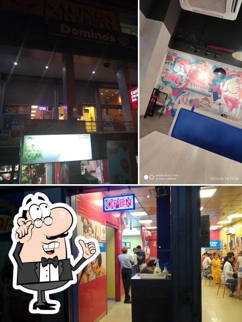 The interior of Domino's Pizza Telibandha Lake, Raipur