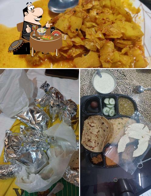 Food at Jain Thali Restaurant