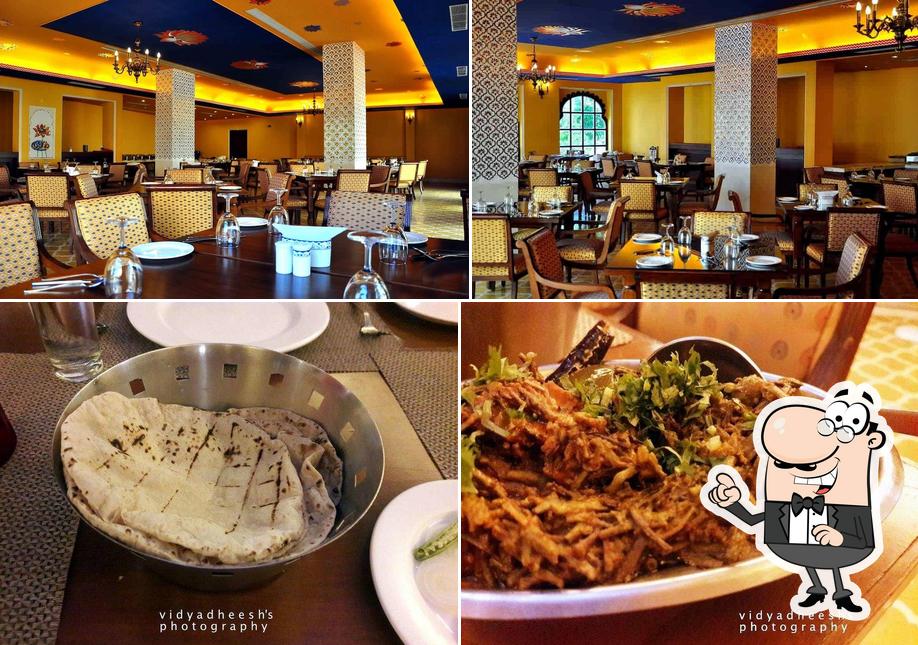 The image of interior and food at jüSTa Rajputana Resort and Convention Centre, Udaipur