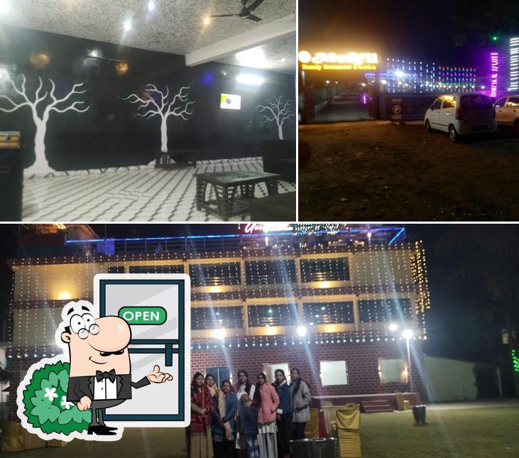 The exterior of Samrat restaurant