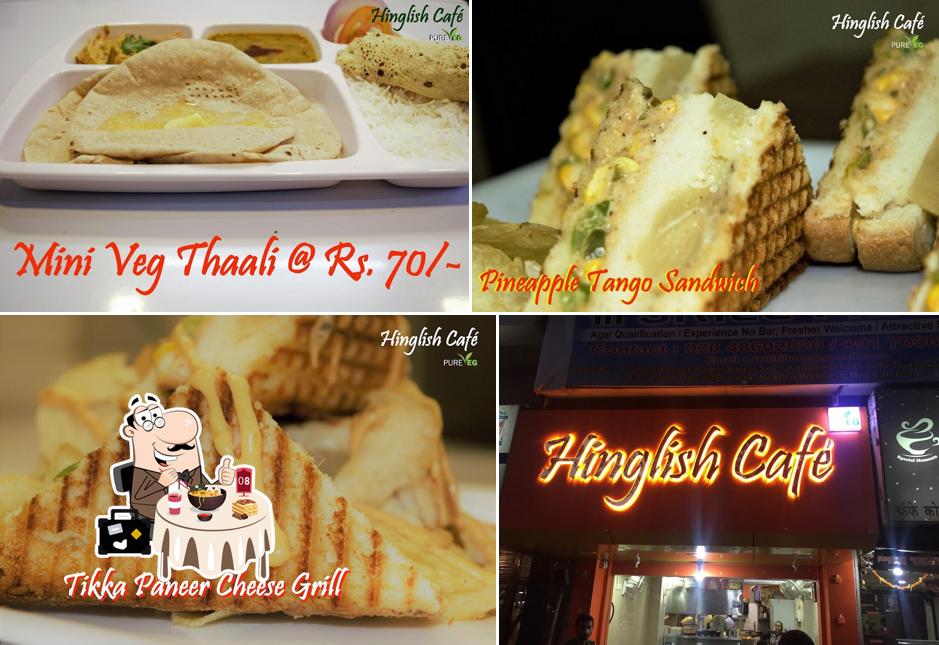 Food at Hinglish Cafe and House of cakes