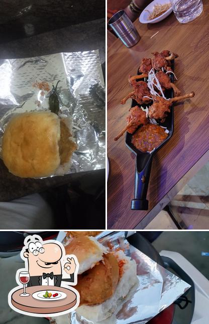 Food at Bhau Vada Pav