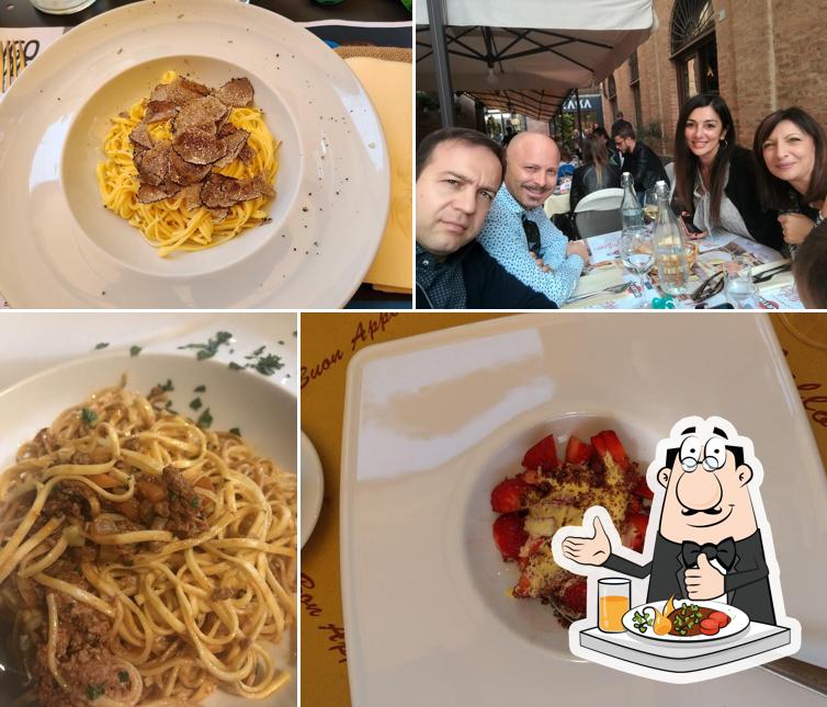 Platti al Osteria Del Vecchio Gallo