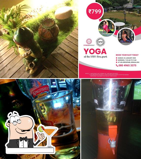 The image of drink and food at Dugout Sports Bar And Restaurant