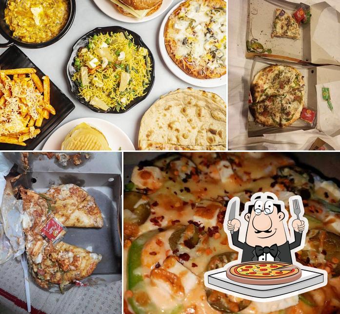 Pick pizza at Raasta Cafe